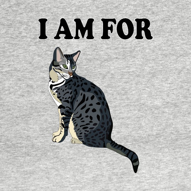 I am for cats by Pet & Nature Lovers